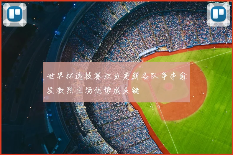 世界杯选拔赛积分更新各队争夺愈发激烈主场优势成关键